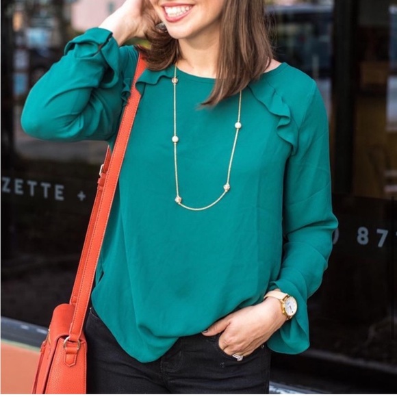 Kate Spade NWT Lady Marmalade gold scatter necklace 12k gold plated 32” long - Picture 2 of 10